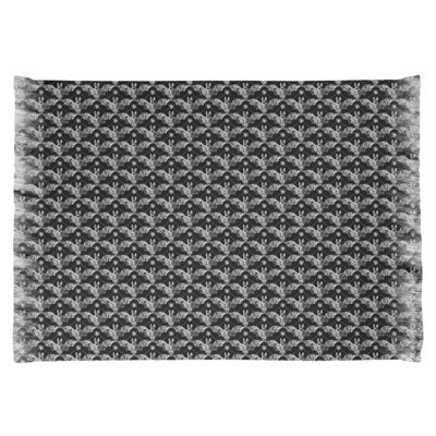 Tapis noir/blanc de salle florale Mcguigan