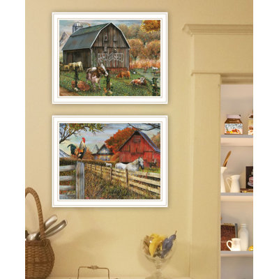 August Grove® "Feed & Seed" Framed Wall Art For Living Room, Wall Art Print For Home Decor, Bedroom Wall Art By Ed Wargo
