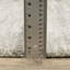 Tapis de couloir à poil long à tissage géométrique 2 pi x 8 pi ivoire et gris
