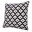 Coussin décoratif en mélange de coton texturé à motif géométrique Contemporary-43935070-58232738