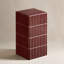 60cm Modern Grid-Tiled Square End Table-525681351