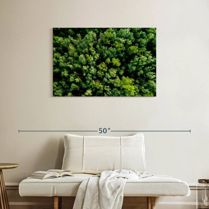 Alvord Lush Green Woodland, H 24 po x l 36 po