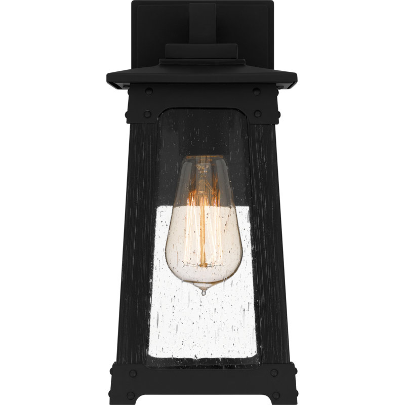 Lanterne murale d'extérieur 1 lumière Heagney, H 12,5 po x l 5,25 po x P 6,75 po