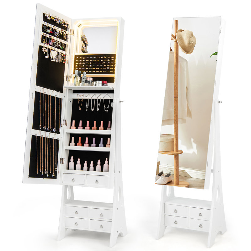 Freestanding Jewelry Armoire