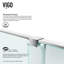 Porte de douche sans cadre avec technologie RollerDisk ™ Ryland l 50 "x H 72,75"-14229185