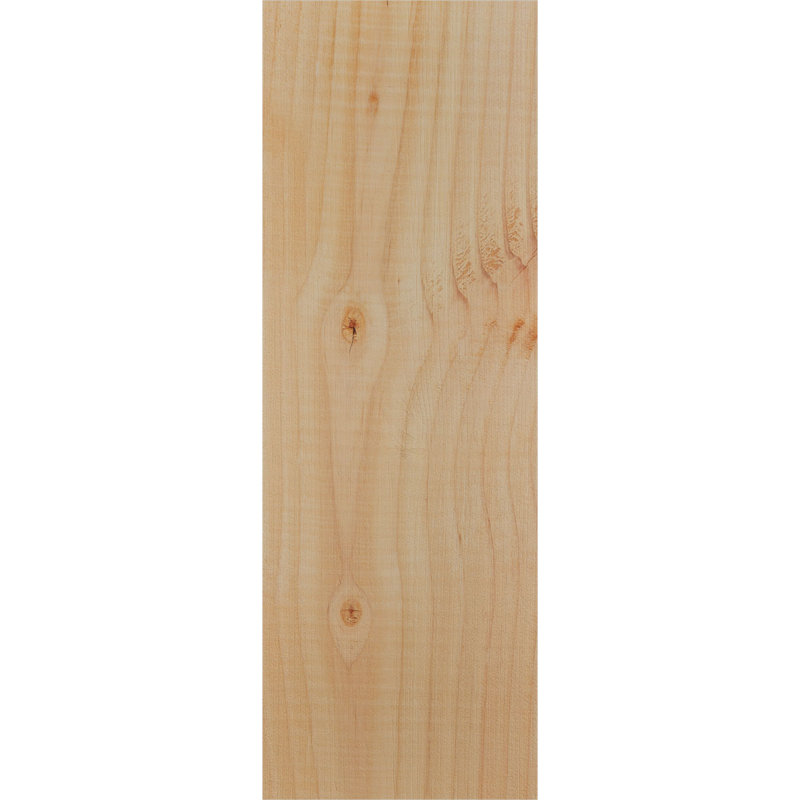 Corbeille Pescadero avec plaque arrière, H 16 po x l 5,5 po x P 8 po, Sapin de Douglas, Lisse