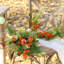 Panier suspendu pivoine artificiel en anneau floral