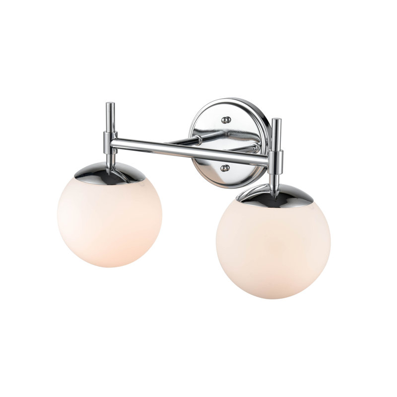 Aparicio Dimmable Bathroom Vanity Light, 2, Chrome