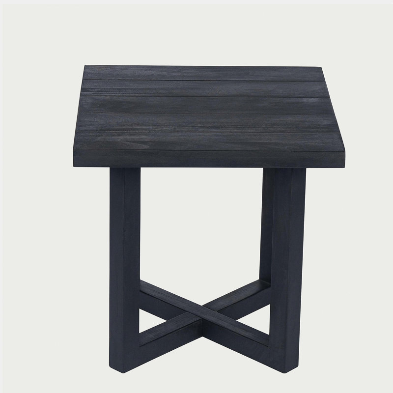 Table d'appoint ELLA SQUARE, noir
