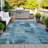 Machine Washable Indoor/Outdoor Xhevrie Blue Rug-111928090