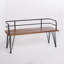 ZION INDUSTRIAL WOOD AND METAL BENCH