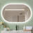 Woodcroft Brighten Your Bathroom with our Smart LED Bluetooth Oval Mirror