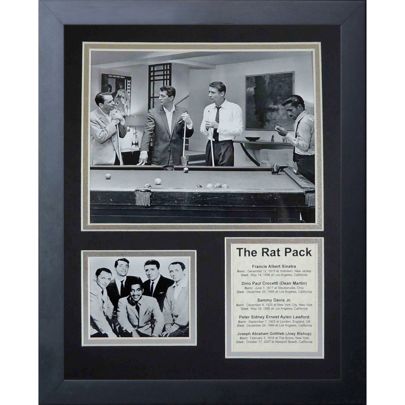 Souvenirs encadrée « the rat pack pool »