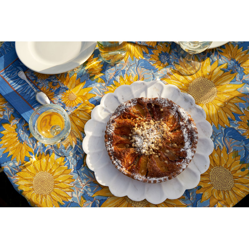 Sunflower Handmade Floral Tablecloth