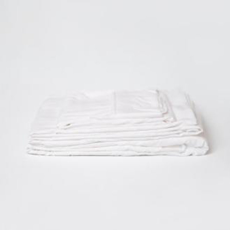 soft and skin-friendly 5-Piece Rayon From Bamboo Sheet Set, White, Twin XL Sheet Set