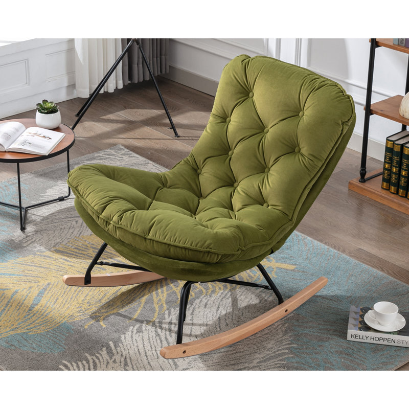 Chaise berçante Jimar, Vert