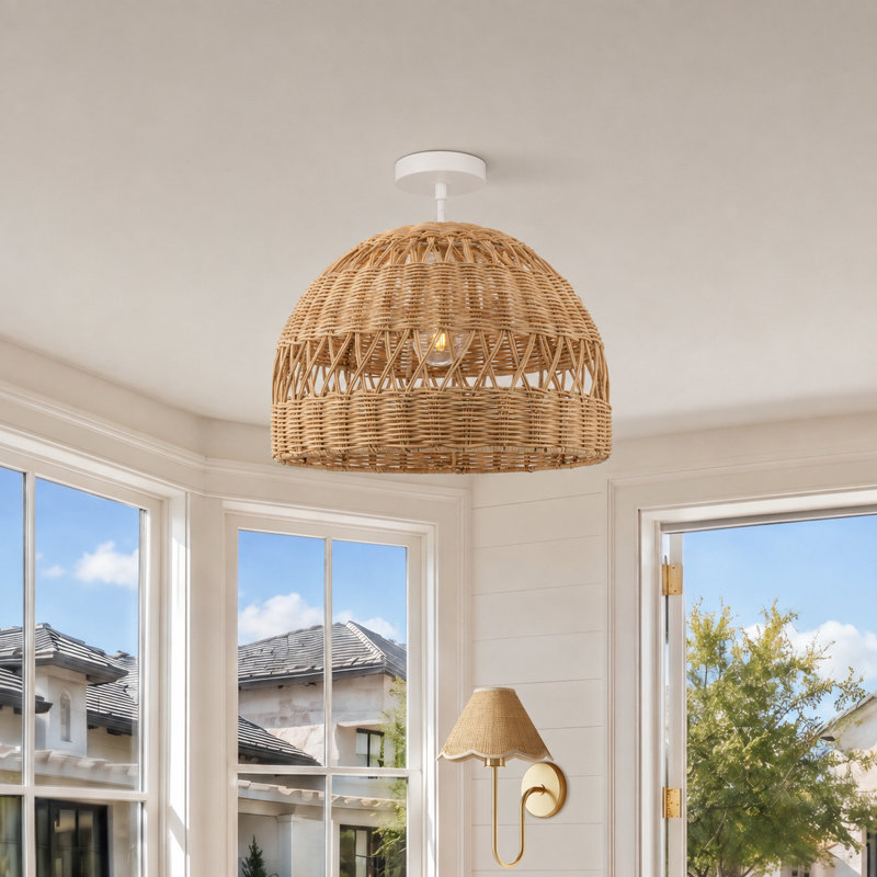 Plafonnier Radiant, White Flush Mount