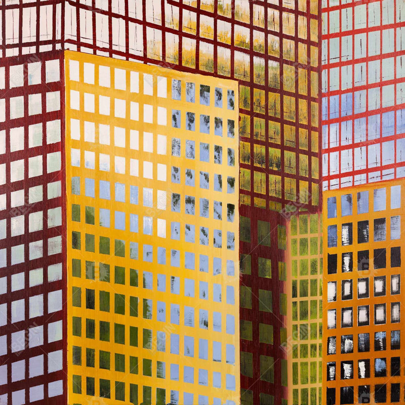 «Skyscrapers» sur toile