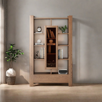 New Chinese style multi-layer storage bookcase