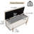 Debrango 43.5'' Wide Upholstered Flip Top Storage Bench-1090020397