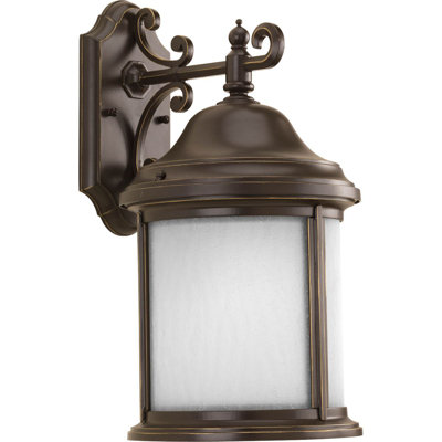 Lanterne murale d'extérieur en verre martelé H 16,625 po Antioca