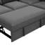 Canapé-lit modulaire 3 pièces avec lit gigogne Ginelie, canapé-lit moderne en L avec port de chargement USB, canapé modulaire-1655289086