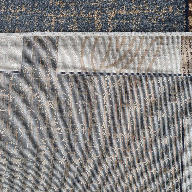 Lina Machine Made Heatset Polyproplyene Area Rug - Rectangle, Beige Color, Abstract Modern Design, Low Pile Machine Made Area Rugs for Living Room, Bed Room