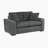Rufus 65.5" Modern & Contemporary Two Textured Upholstery Microfiber and Corduroy Loveseat with Versatile Reversible Configuration, High-Density Foam over Pocket Coils-765787604