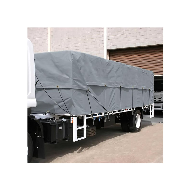 Blue Elephant Grey PVC Coated Polyester Awning