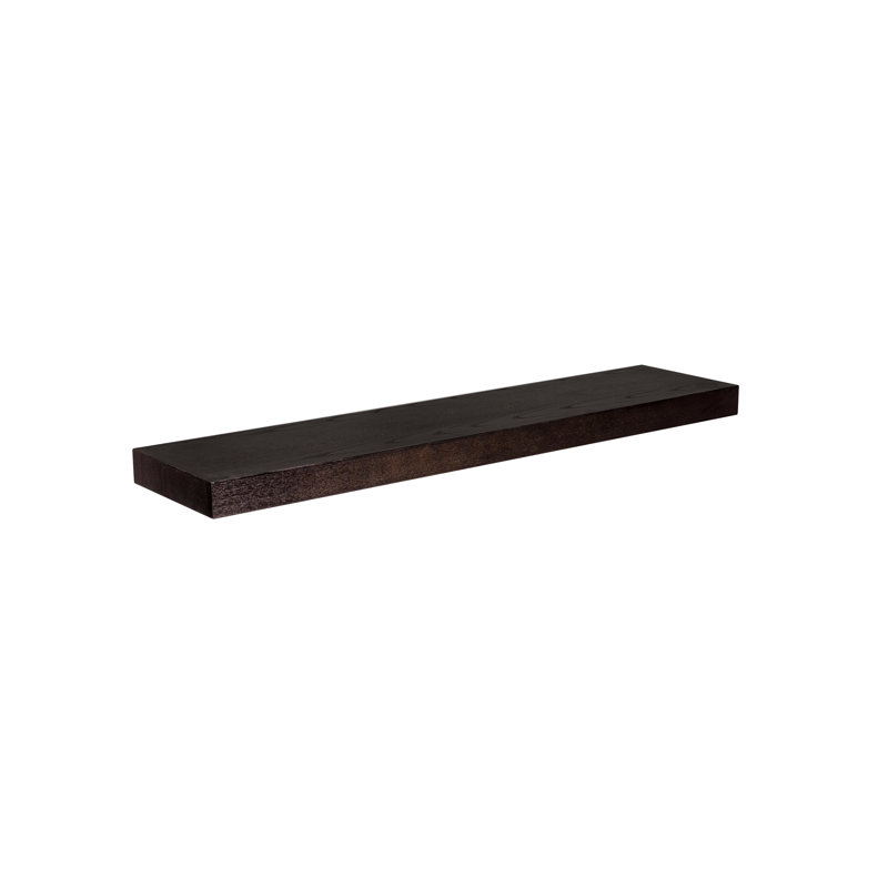 Tablette flottante Sherice, Wengé, H 1,97 po x l 36,23 po x P 10,24 po