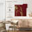 Brampt Gilded Elephant On Red-109383928