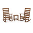 POLYWOOD x Sol 72 Jamarion 3-Piece Porch Rocking Chair Set