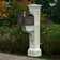 Mail Post 64'' H Square Decorative Post with Newspaper Holder
