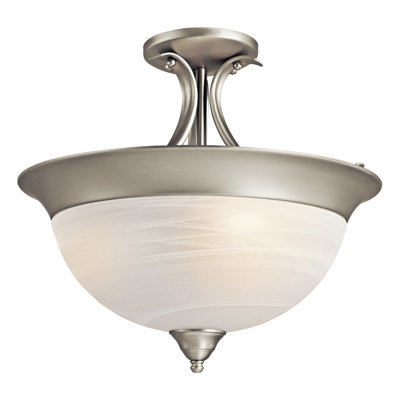 Plafonnier semi-encastré 3 lumières 15,25 po Cayman