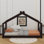 Lit simple en bois
