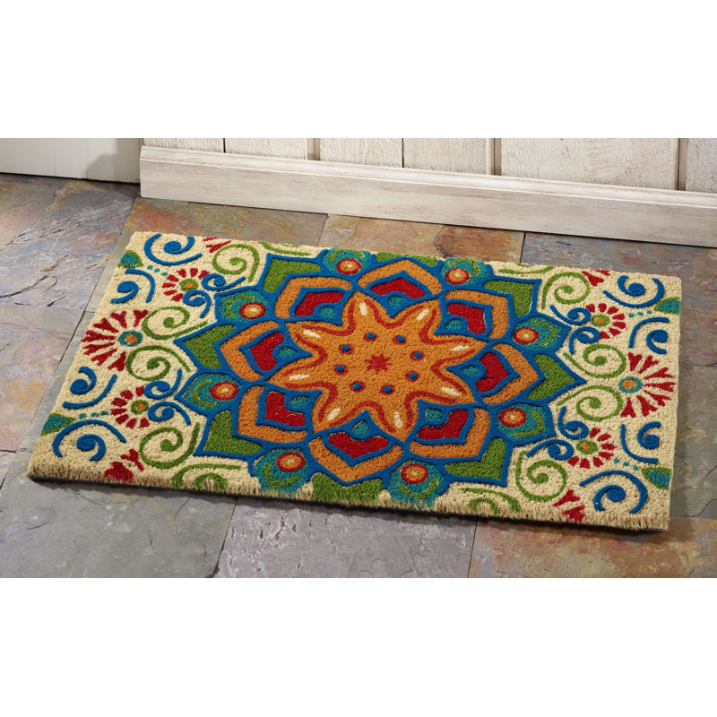 Tapis d'entrée antidérapant Star of India 30 po x 18 po