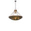 38" Wide Fleur-De-Lis Inverted Pendant