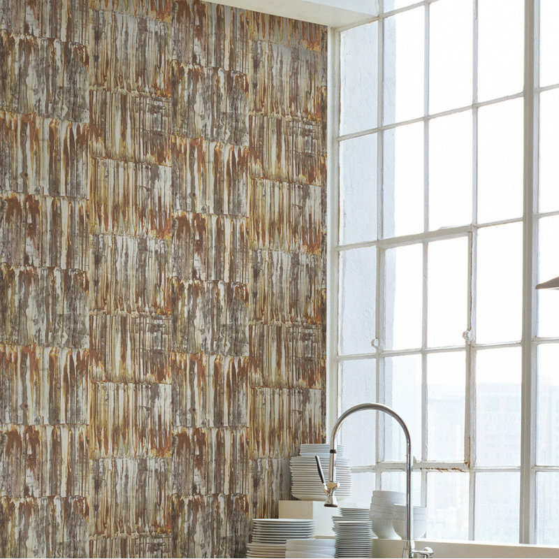 10m x 52cm Wallpaper Roll, Copper