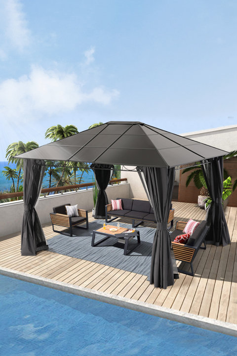 The Polycarbonate Roof Gazebos