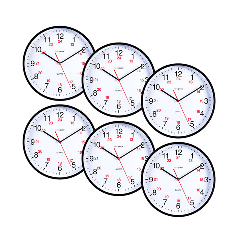 Horloge murale 12" silent