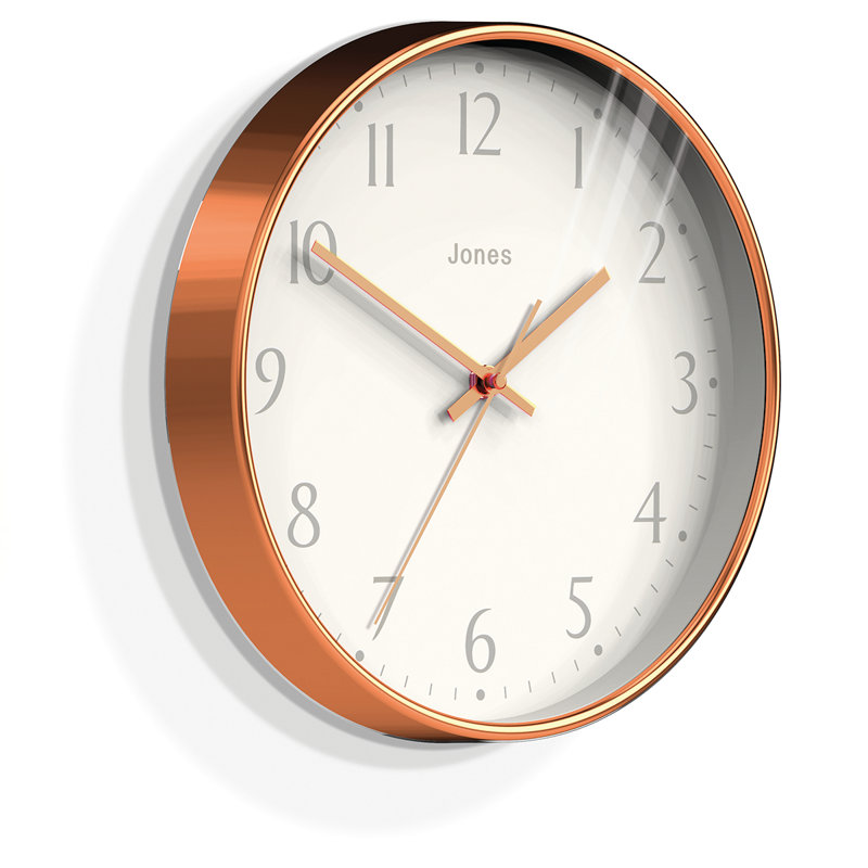 Acrylic Wall Clock, Copper