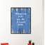 «W souhait You Be Be Good One», reproduction d'art textuel sur toile encadrée-29514247