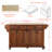Kitchen Island With Rubber Wood Countertop-1657147866