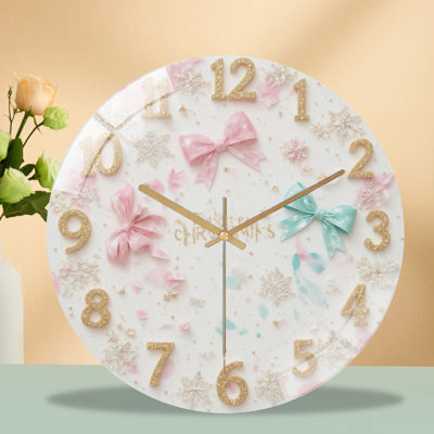 Horloge murale de Noël 12 po