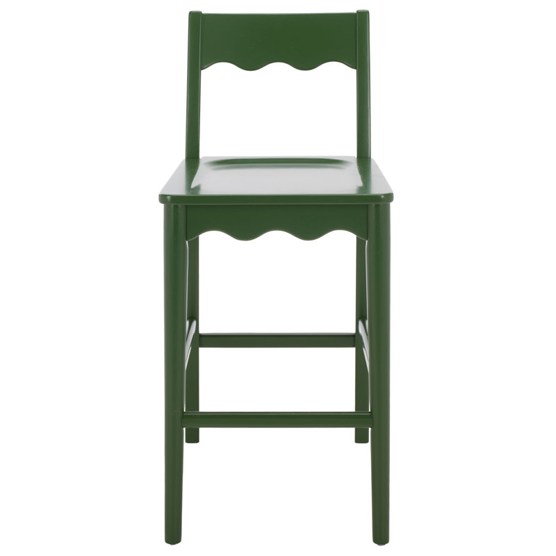 Rosetty Scallop Counter Stool, Vert