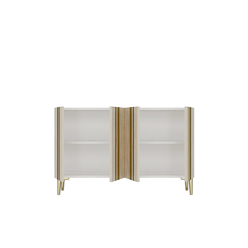 Console, Beige/Gold
