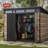 Keter Signature Collection 9x7 ft. Durable Resin Outdoor Storage Shed With Floor and Double Doors for Garden Patio Furniture and Tools, Pine-122540829