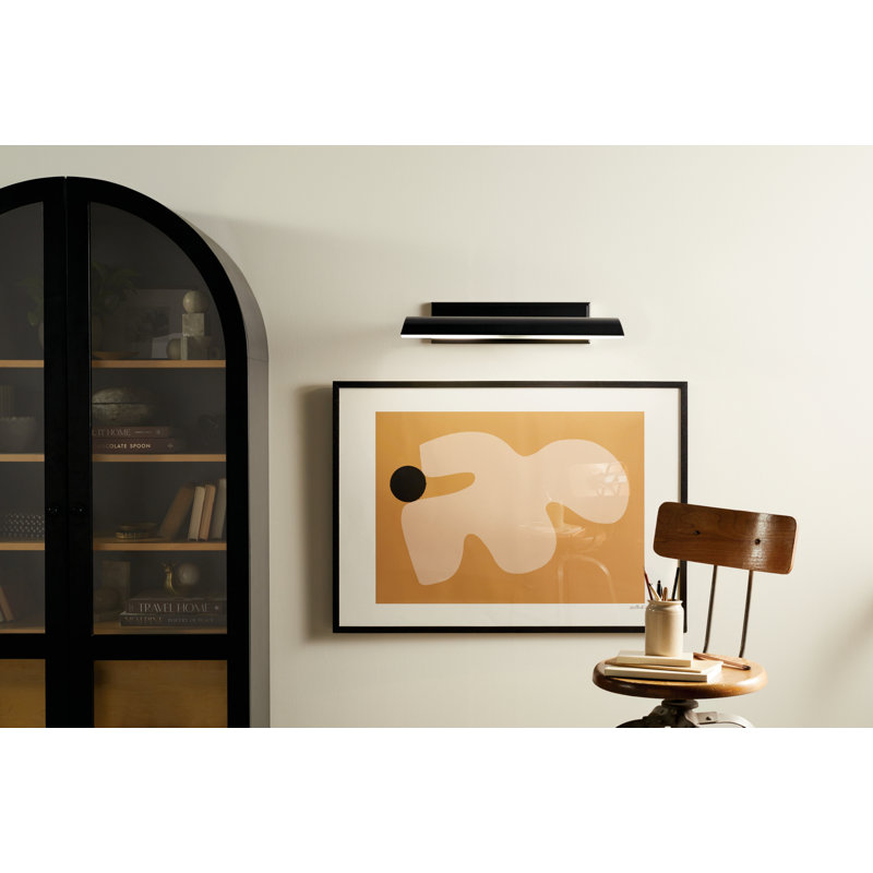 Lampe pour tableau à intensité variable, Noir, H 4,75 po x l 24,25 po x P 8,5 po