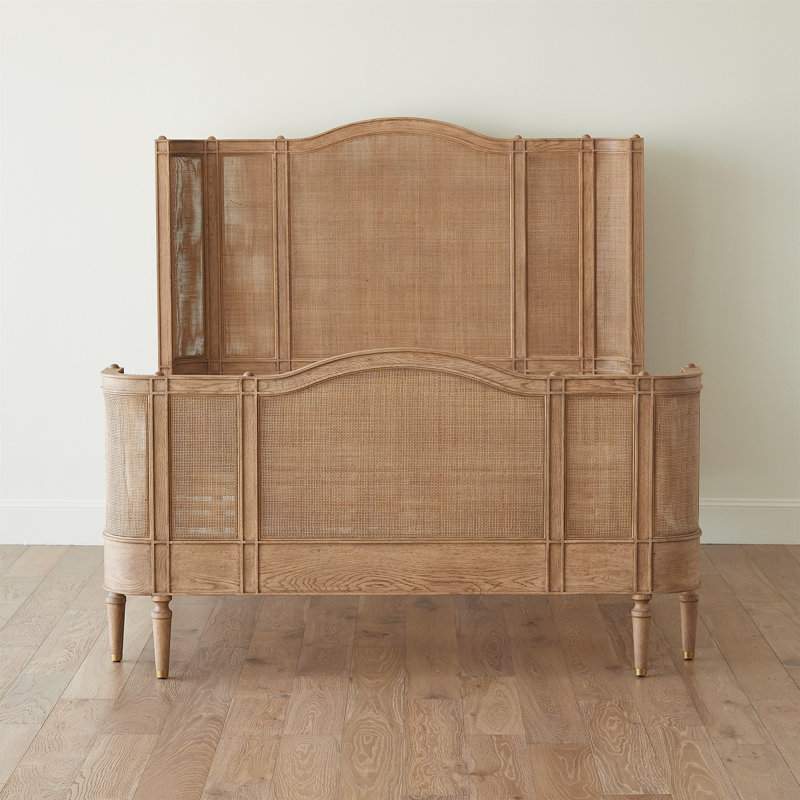 Solid Wood Bed, Natural, King