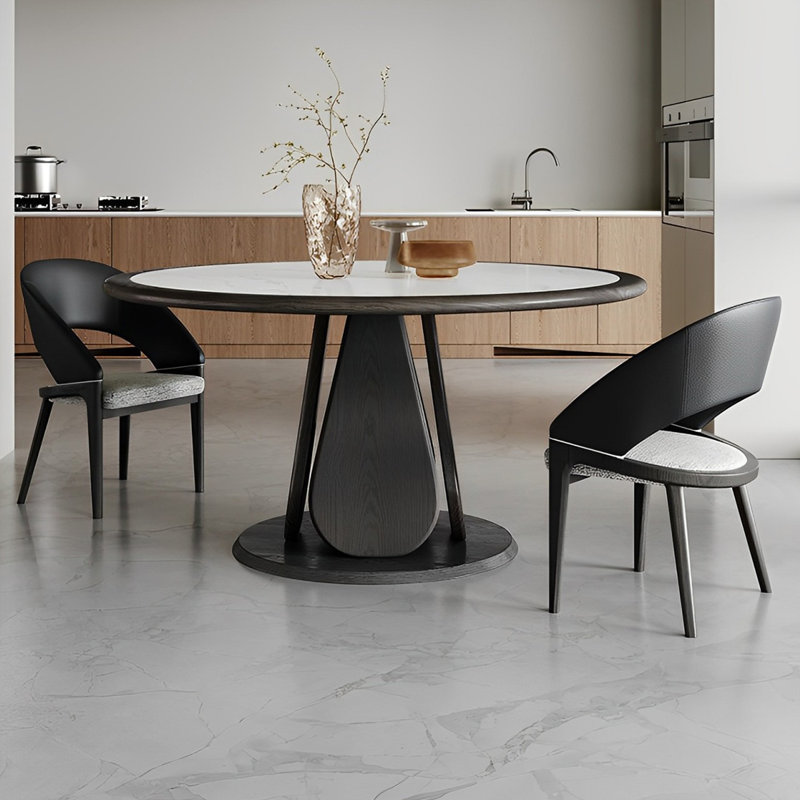 Table de salle à manger italienne haut de gamme, H 29,52 po x L 47,24 po x l 47,24 po